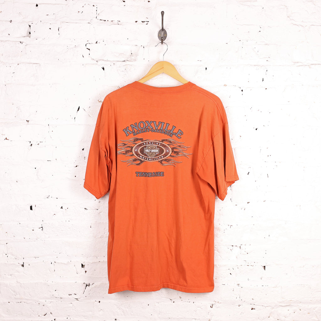 Harley Davidson T Shirt - Orange - XL