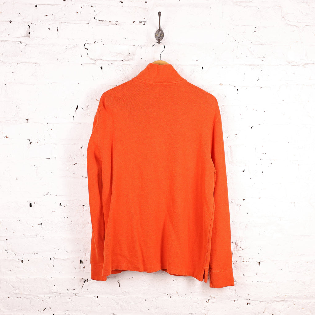 Ralph Lauren 1/4 Zip Sweatshirt - Orange - XL