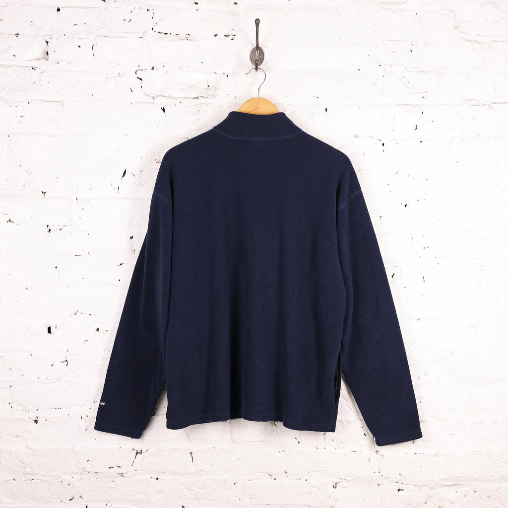 The North Face 1/4 Zip Fleece - Blue - L