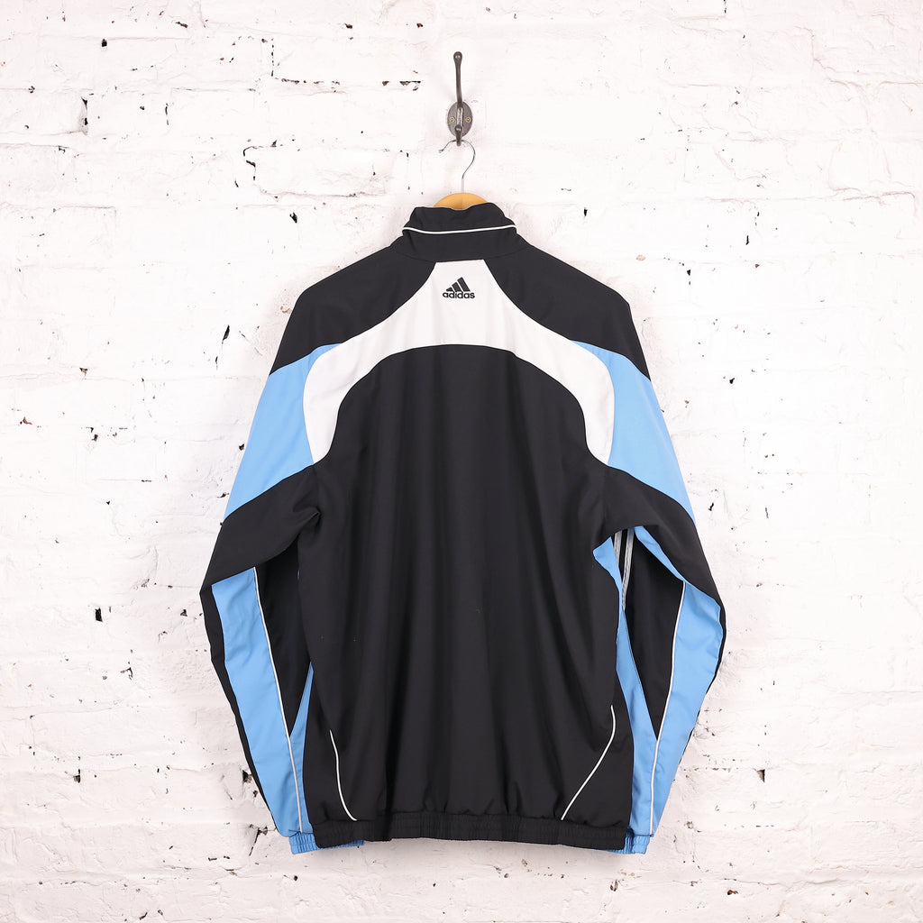 90s Adidas Tracksuit Top Jacket - Black - XL