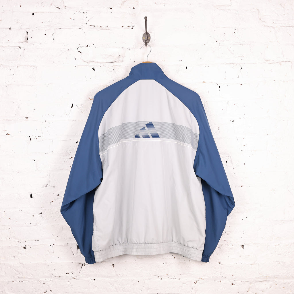 90s Adidas Tracksuit Top Jacket - Grey - L