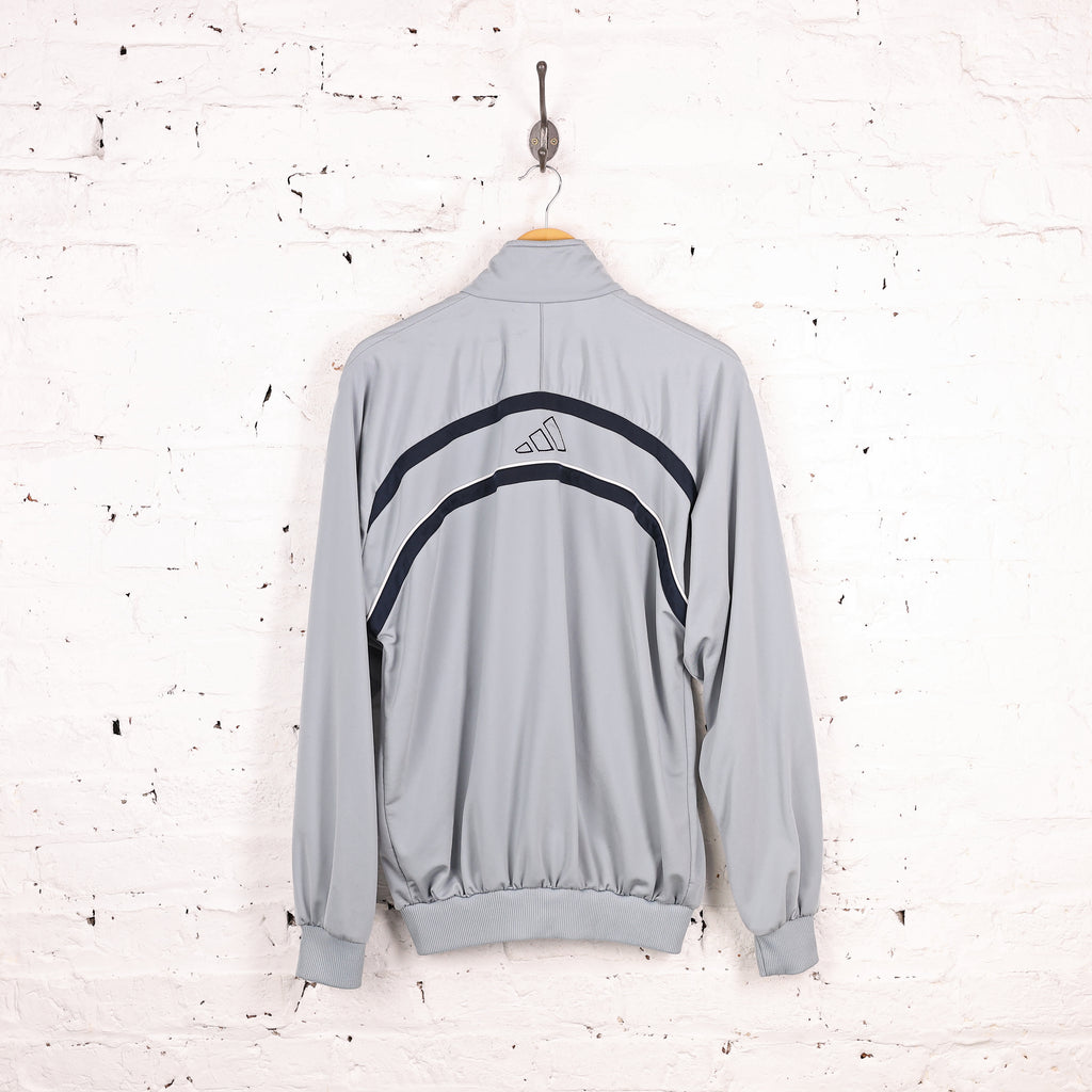 90s Adidas Tracksuit Top Jacket - Grey - M
