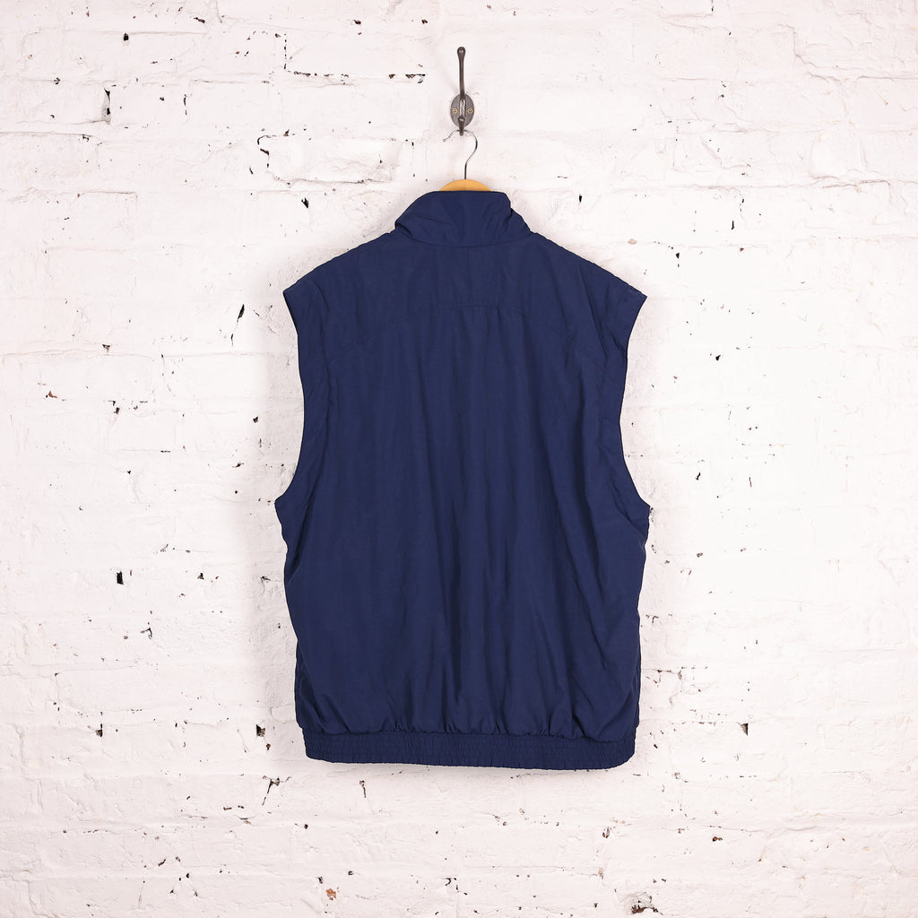 Sergio Tacchini Sleeveless Gilet Tracksuit Top Jacket - Blue - XL