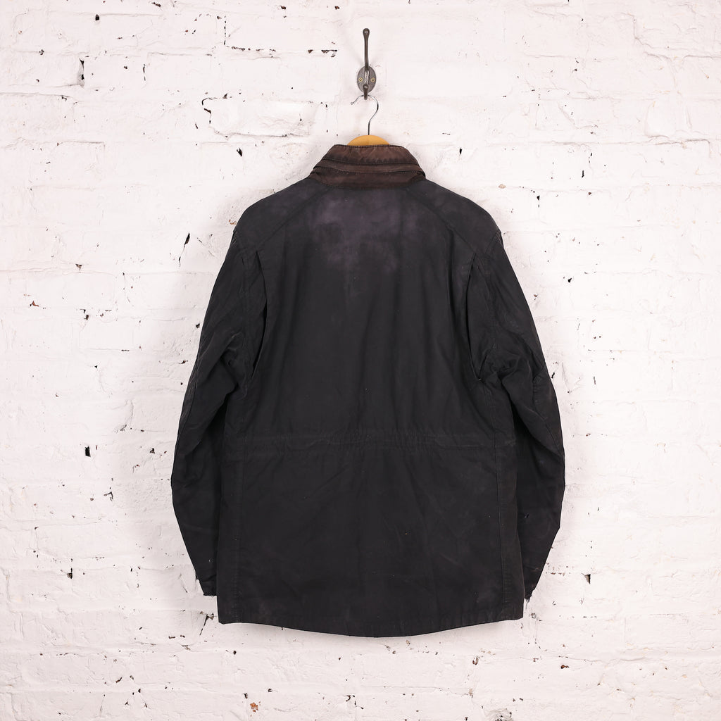 Barbour Sapper Wax Jacket - Blue - M