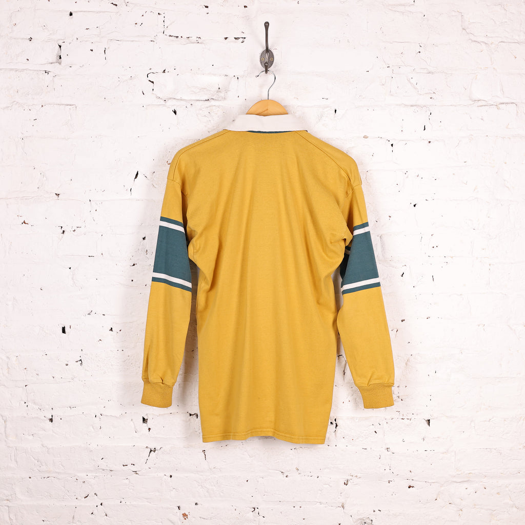 Canterbury Australia Wallabies 2000 Long Sleeve Rugby Union Shirt - Gold - M
