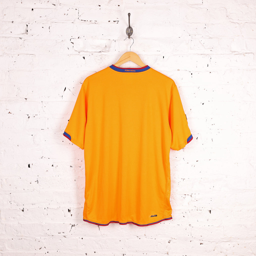 FC Barcelona 2006 Nike Away Football Shirt - Orange - L