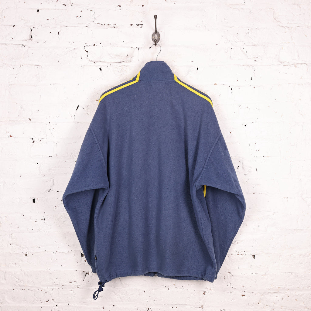 Adidas 90s Full Zip Fleece - Blue - L