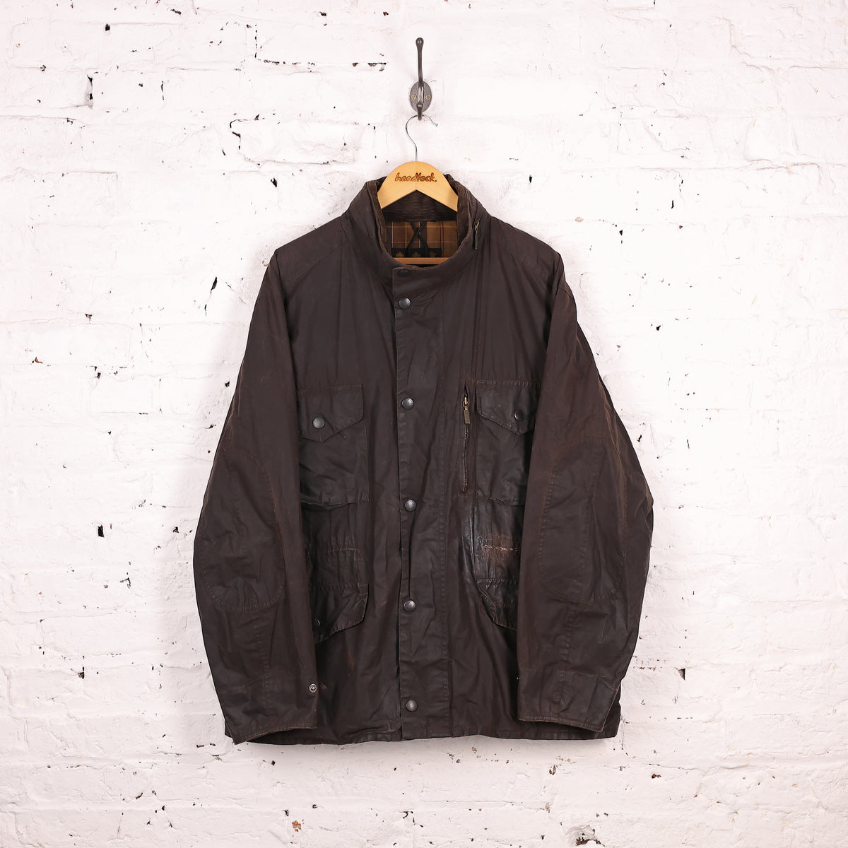 Barbour Wax Sapper Flyweifht Jacket - Brown - XXL – Headlock