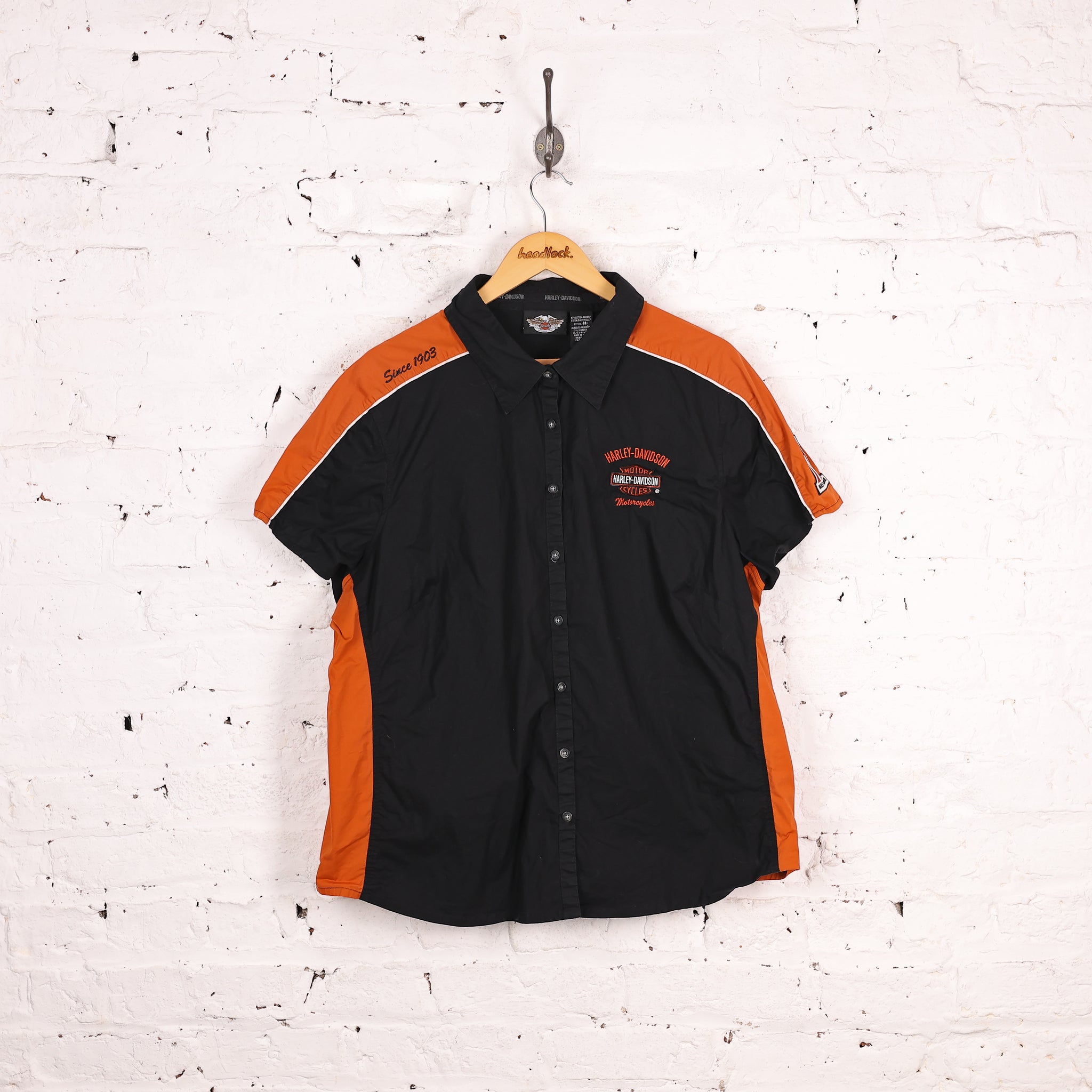 Women's Harley Davidson Shirt - Black - Womens' XL – Headlock