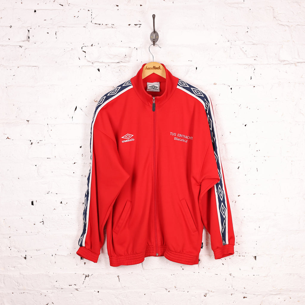90s Umbro Tracksuit Top Jacket - Red - S – Headlock