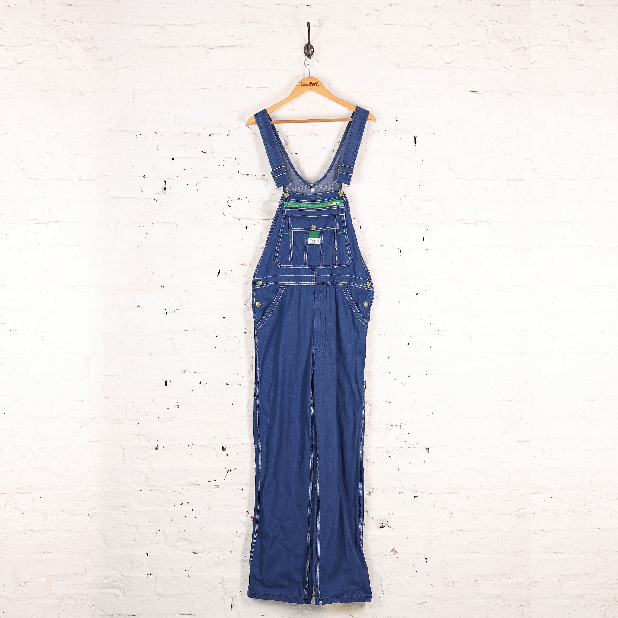 Liberty Overalls Denim Dungarees - Blue - M – Headlock