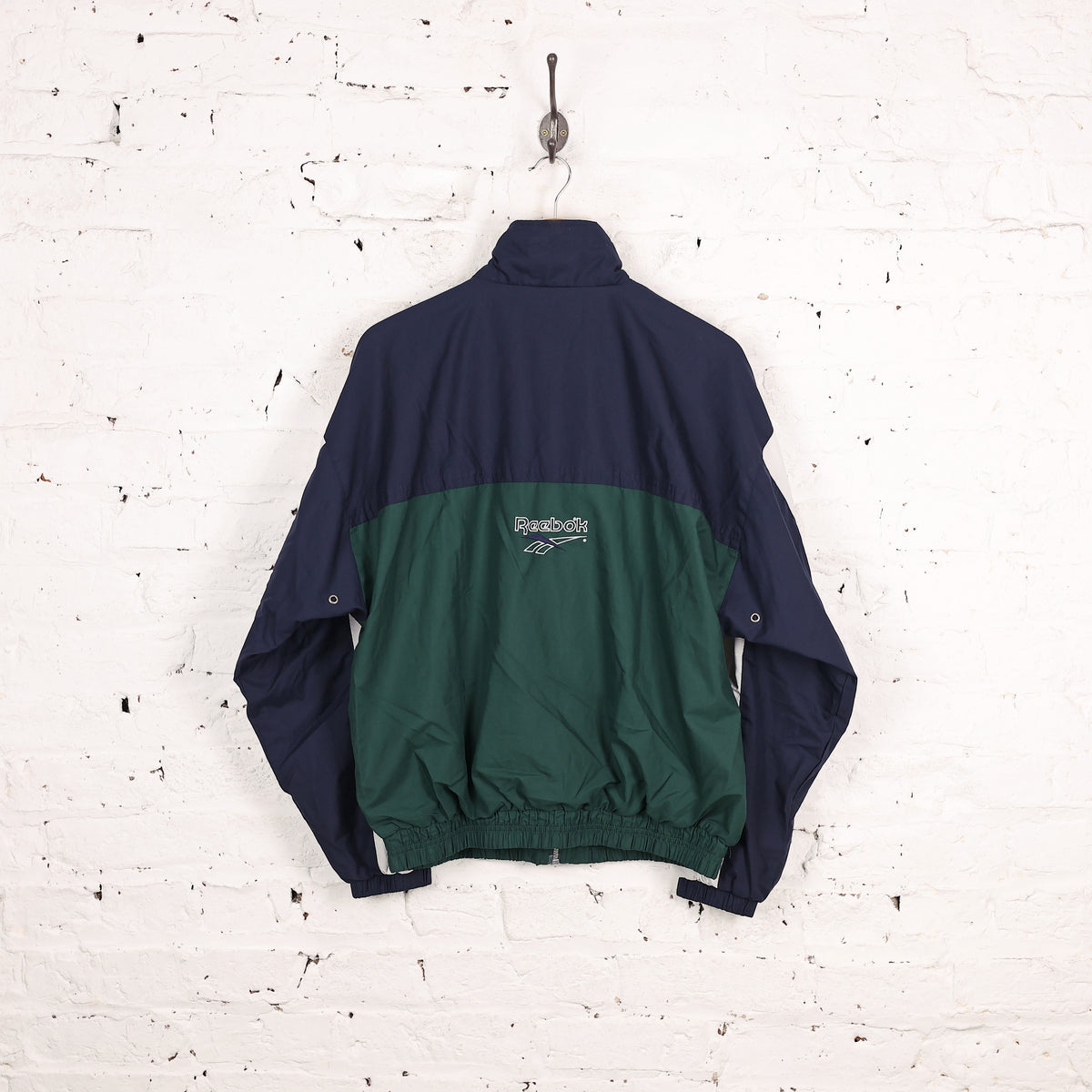 90s Reebok Shell Tracksuit Top Jacket - Green - M – Headlock