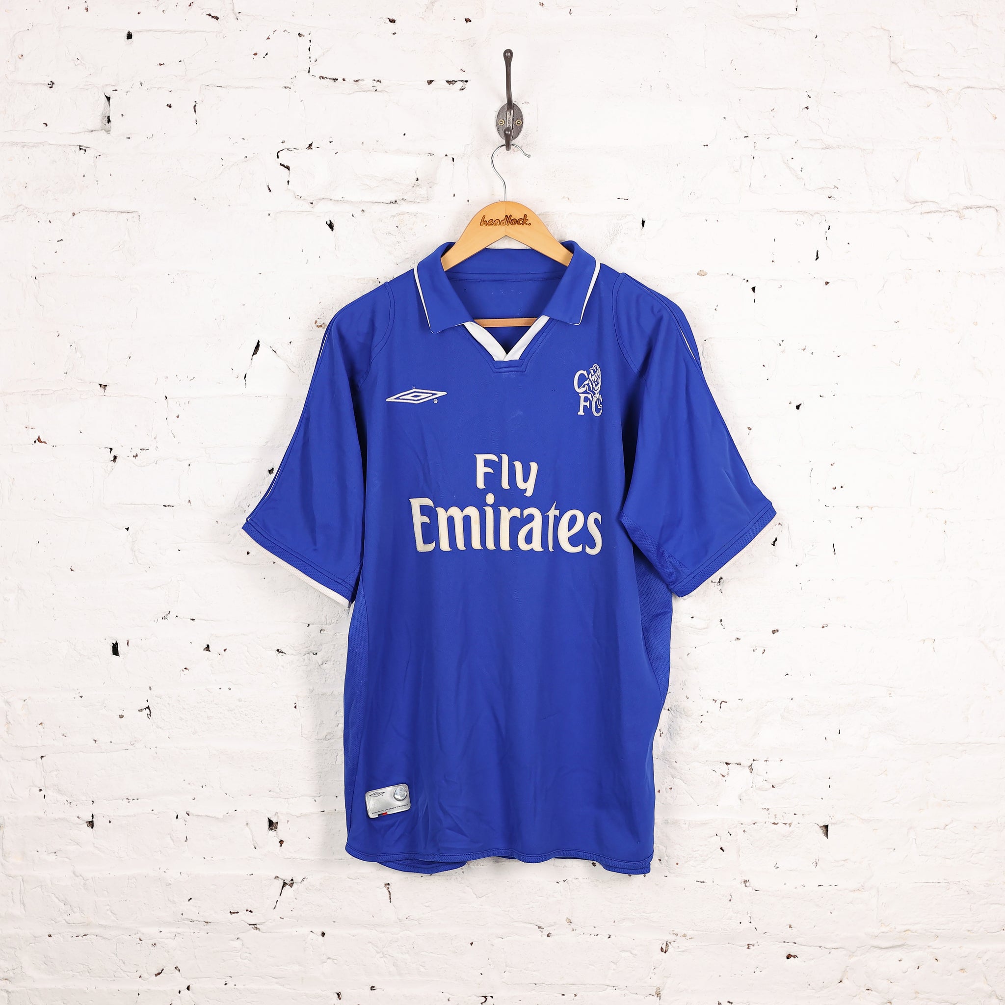 Umbro Chelsea FC 2001 Home Football Shirt - Blue - XL – Headlock
