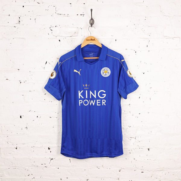 Puma Leicester City FC 2016 Okazaki Home Football Shirt - Blue - L