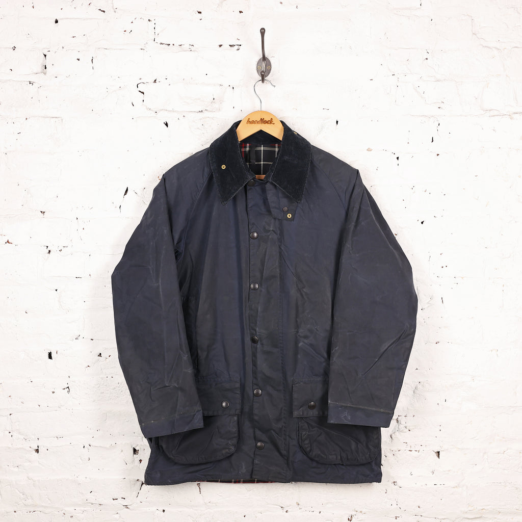 バブアー Barbour Wax Durham レディース UK：8 Women's Barbour Liberty Vintage Durham Wax Jacket Coat - Blue
