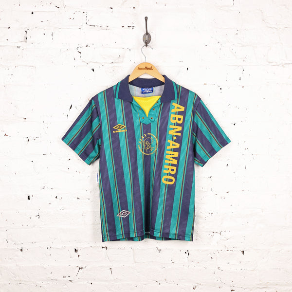 Ajax 1993 Umbro Away Football Shirt - Green - S – Headlock