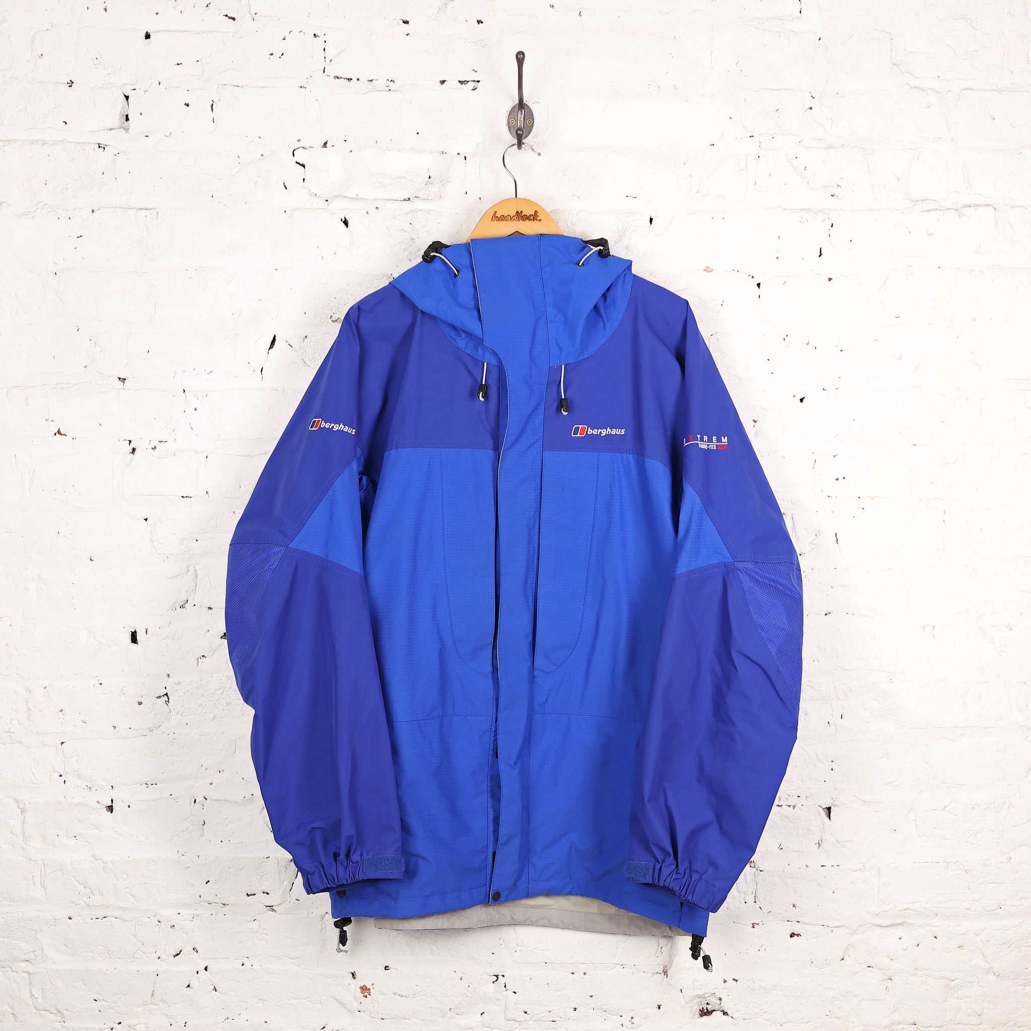 Berghaus Extreme Gore Tex XCR Rain Jacket - Blue - XL – Headlock