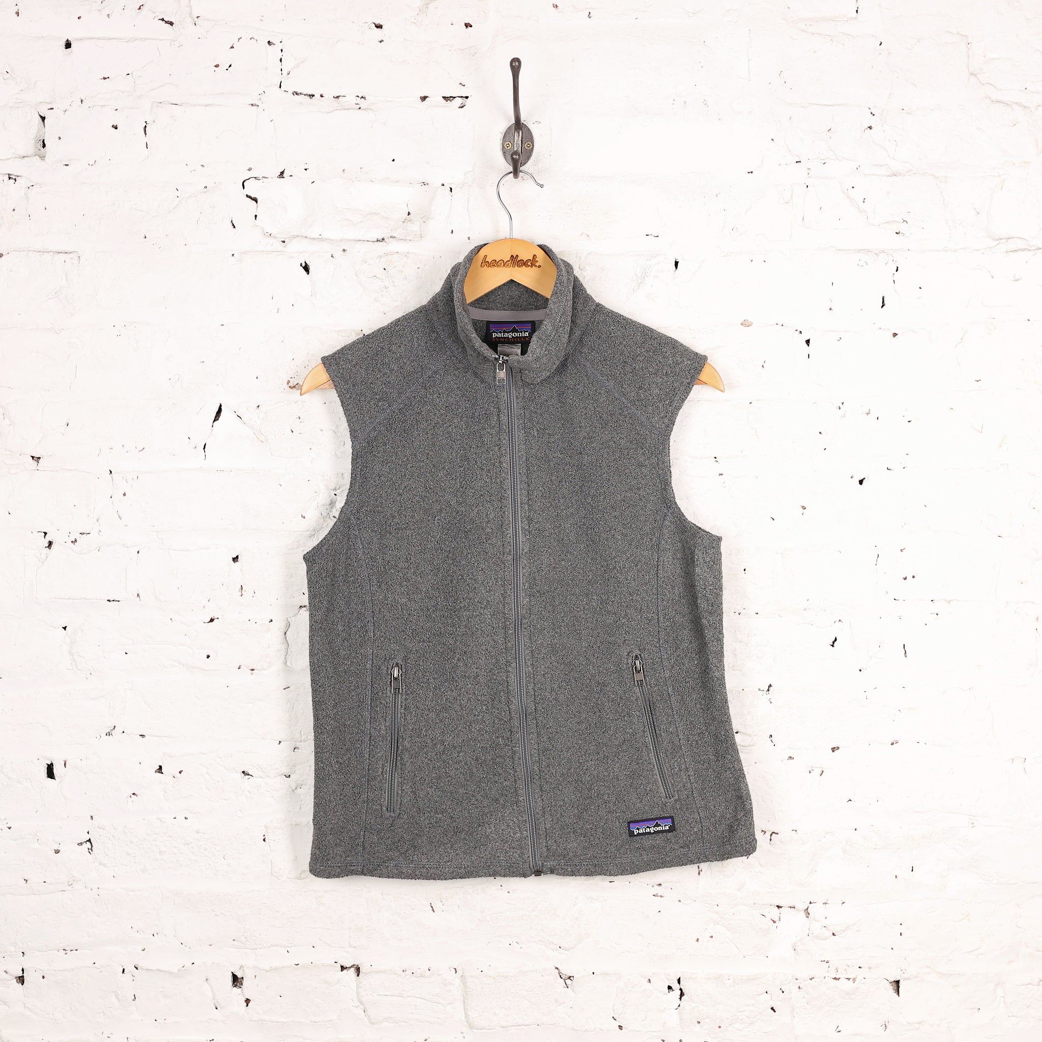 Women's Patagonia Synchilla Sleeveless Gilet Fleece - Grey