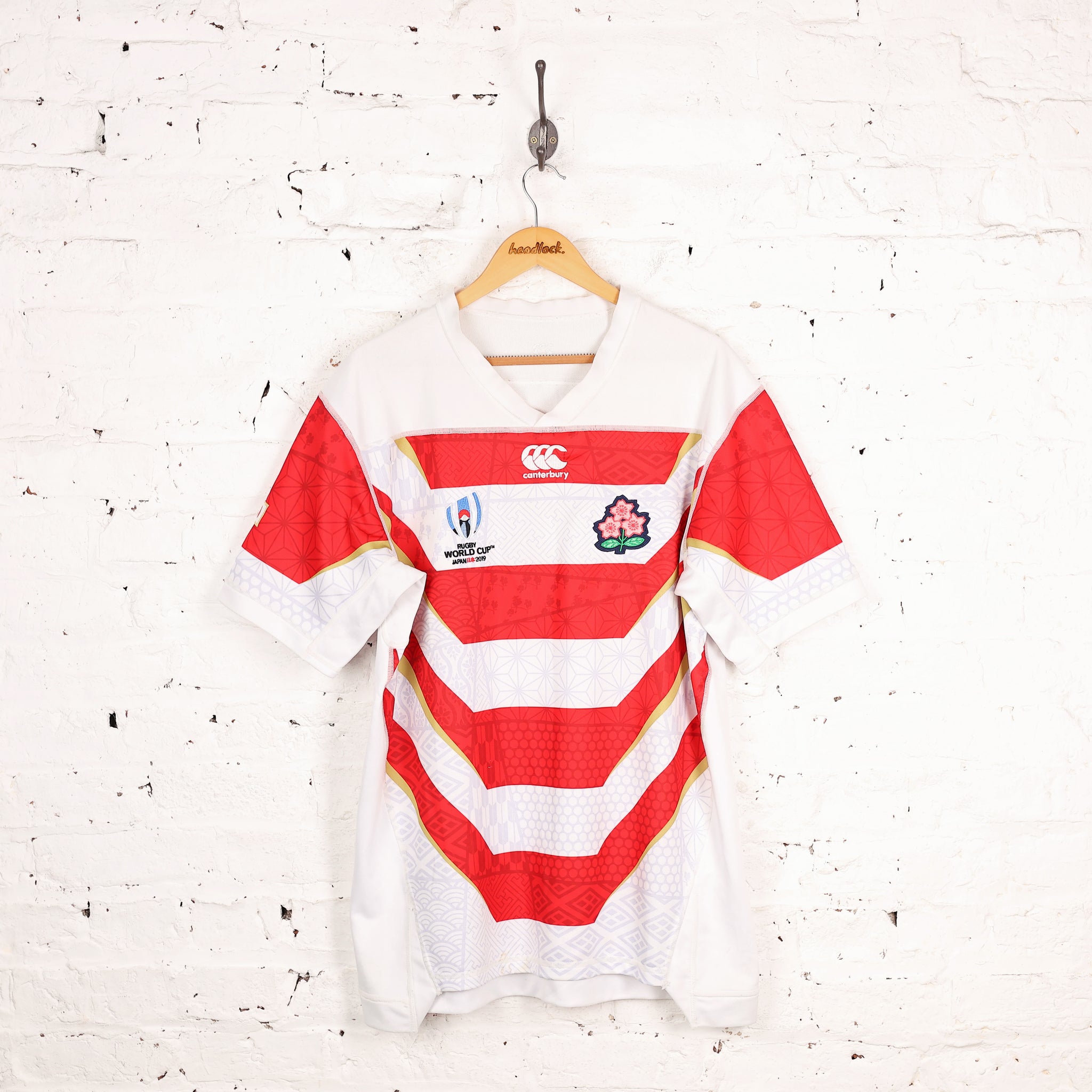 KEIYO ユニフォーム 2019年リポビタンカップ Canterbury Japan Rugby World Cup 2019 Home Shirt - White - XXL