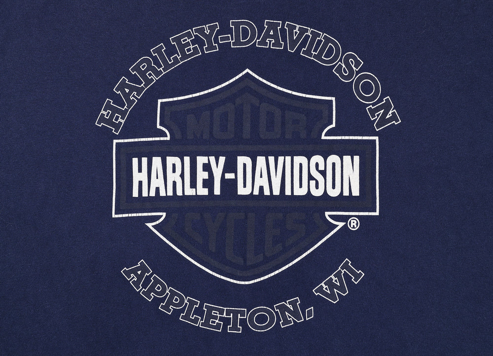 Harley Davidson Appleton T Shirt - Blue - XL