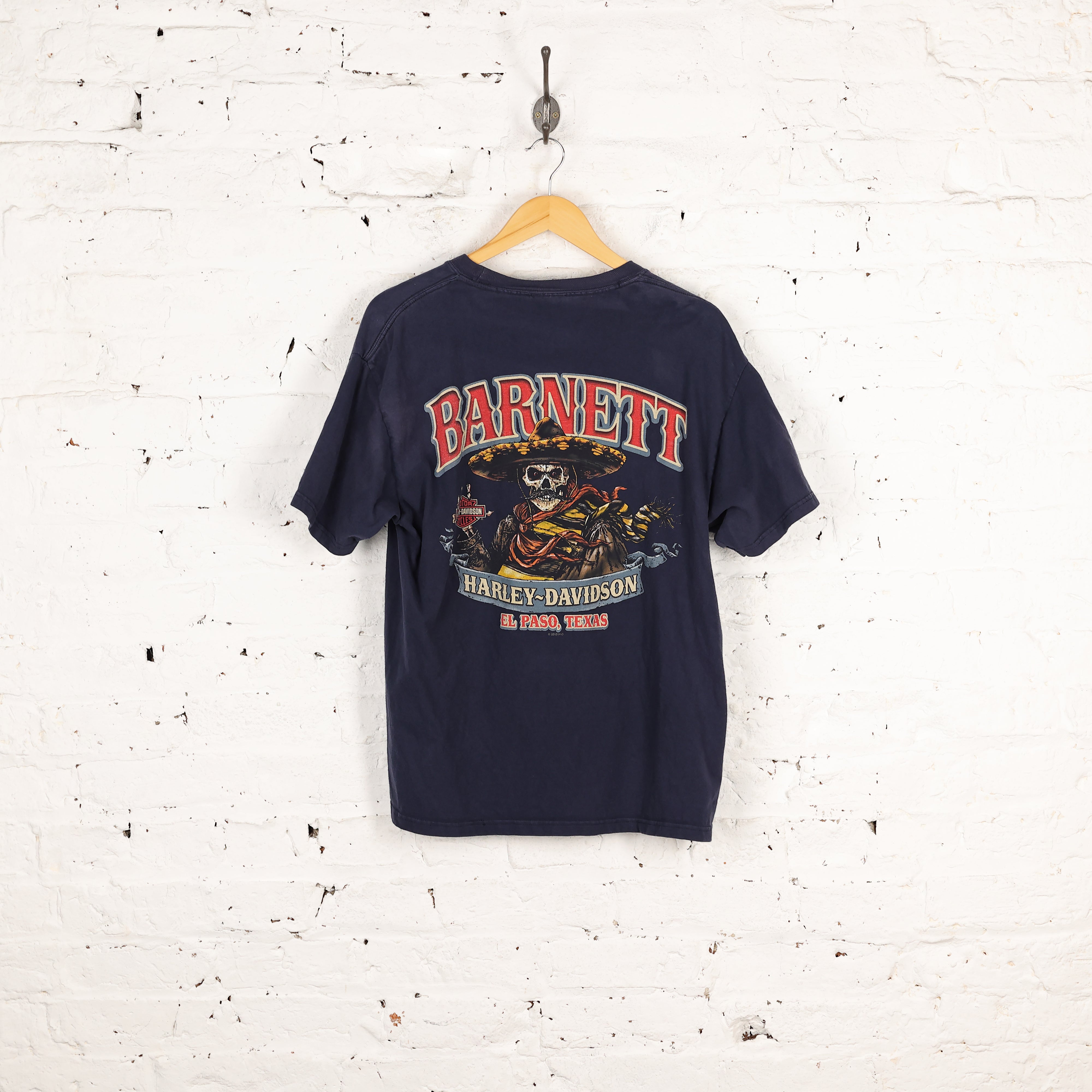 Harley Davidson Barnett Texas Dealership T Shirt - Blue - L – Headlock