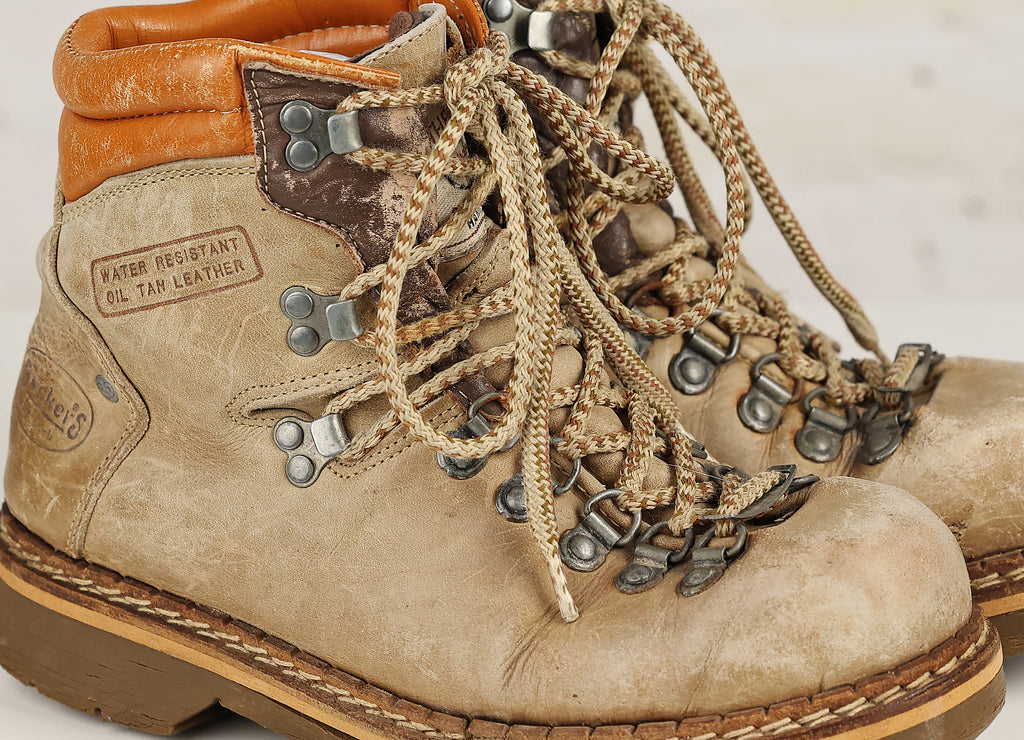Dockers by Gerli Oil Tan Leather Walking Boots - Grey - UK 6