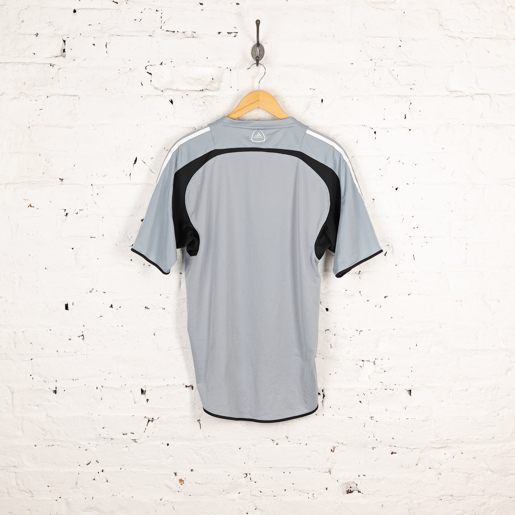 Adidas Real Madrid 2004 Football Training Shirt - Grey - M – Headlock