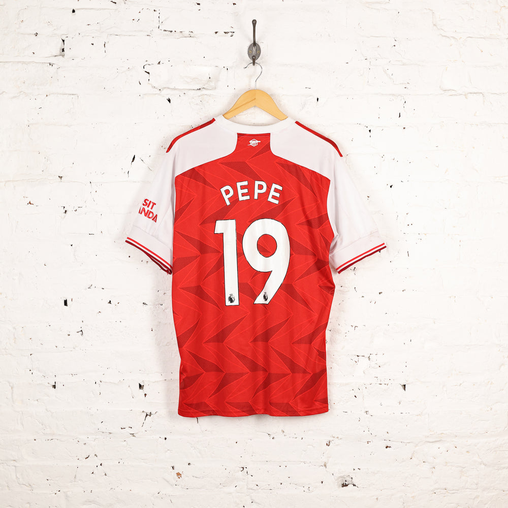 Adidas Arsenal 2020 Pepe Home Football Shirt - Red - XXL