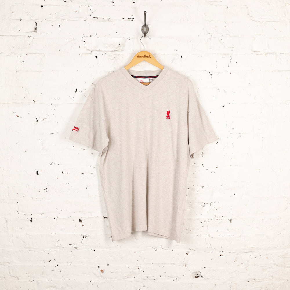 Reebok Liverpool T Shirt - Grey - M