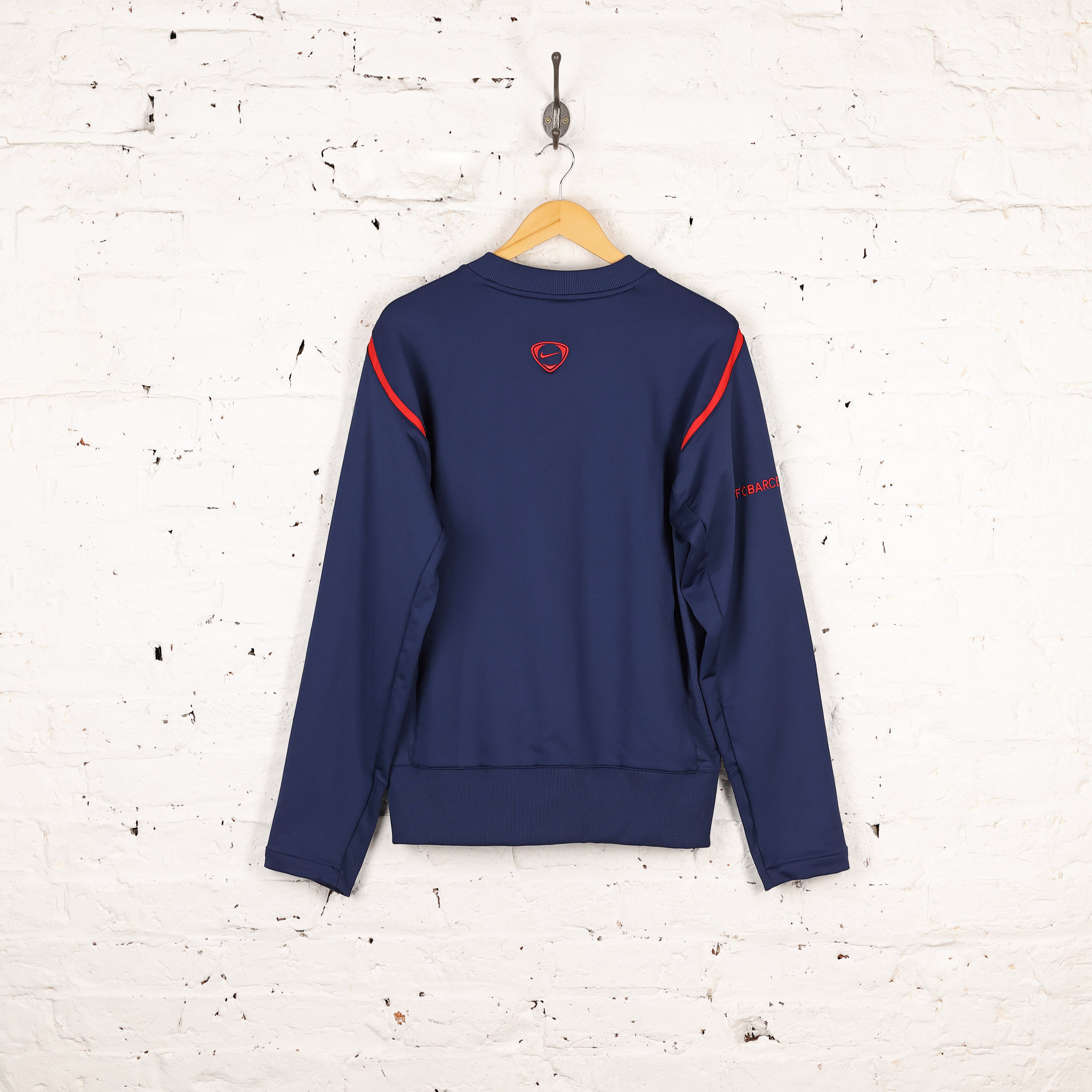 Barcelona Nike 2005 Football Training Sweatshirt - Blue - M – Headlock