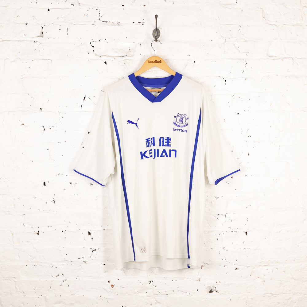 Everton Puma Away 2003 Puma Football Shirt - White - XL
