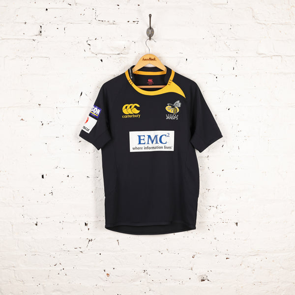 Maillot de rugby London Wasps pour homme, taille L, noir et jaune, Canterbury Magners - Vêtements Maillot de rugby London Wasps pour homme, taille L, noir et jaune, Canterbury Magners - Vêtements