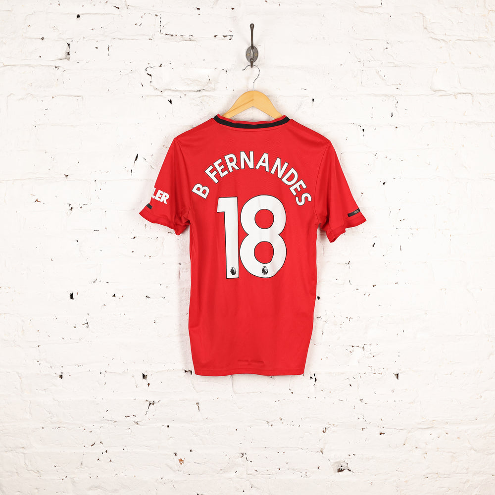 Manchester United 2019 Bruno Fernandes Adidas Home Football Shirt - Red - S