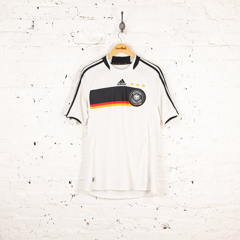 Germany 2008 Adidas Home Football Shirt - White - L