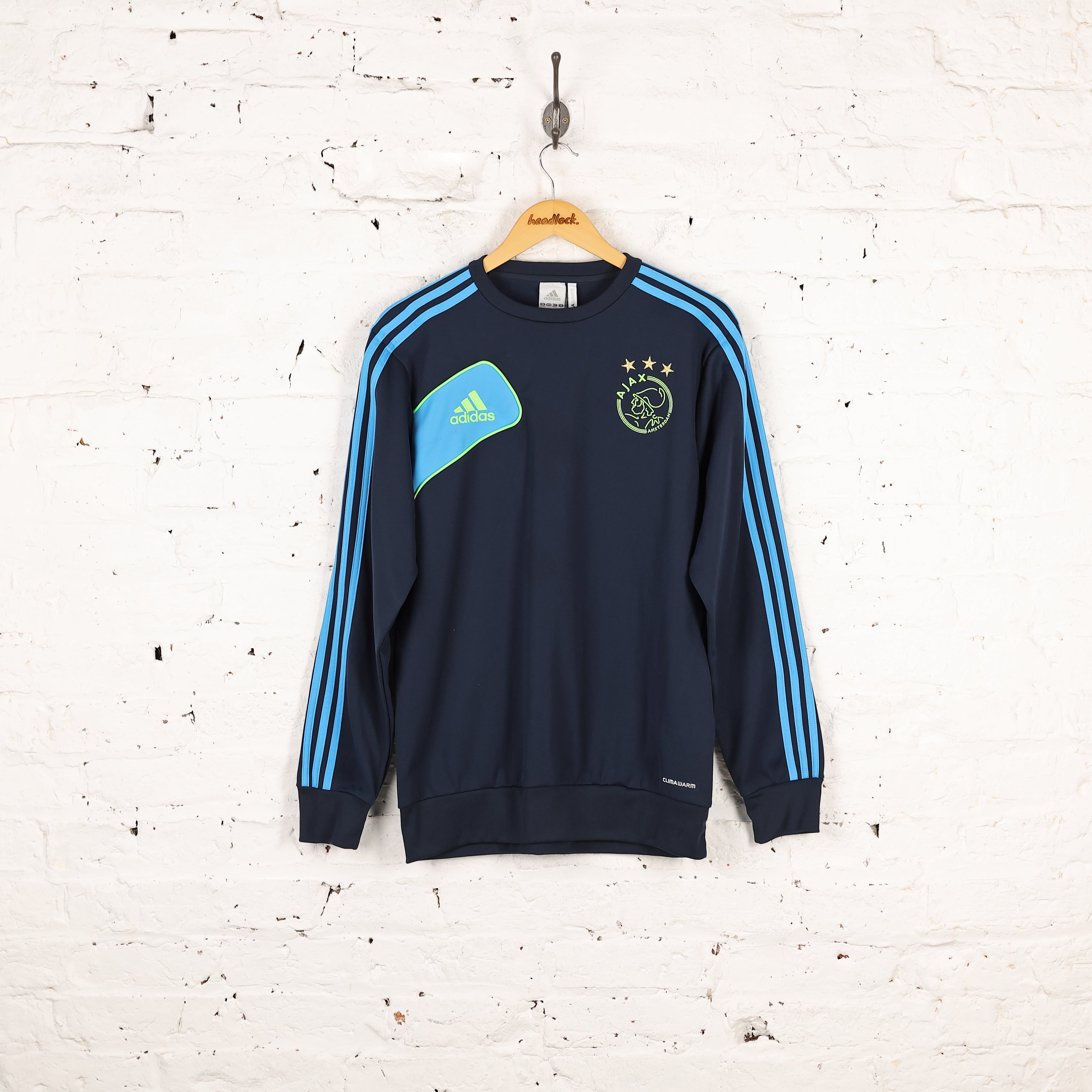 Ajax Adidas Football Training Sweatshirt Blue M – Headlock