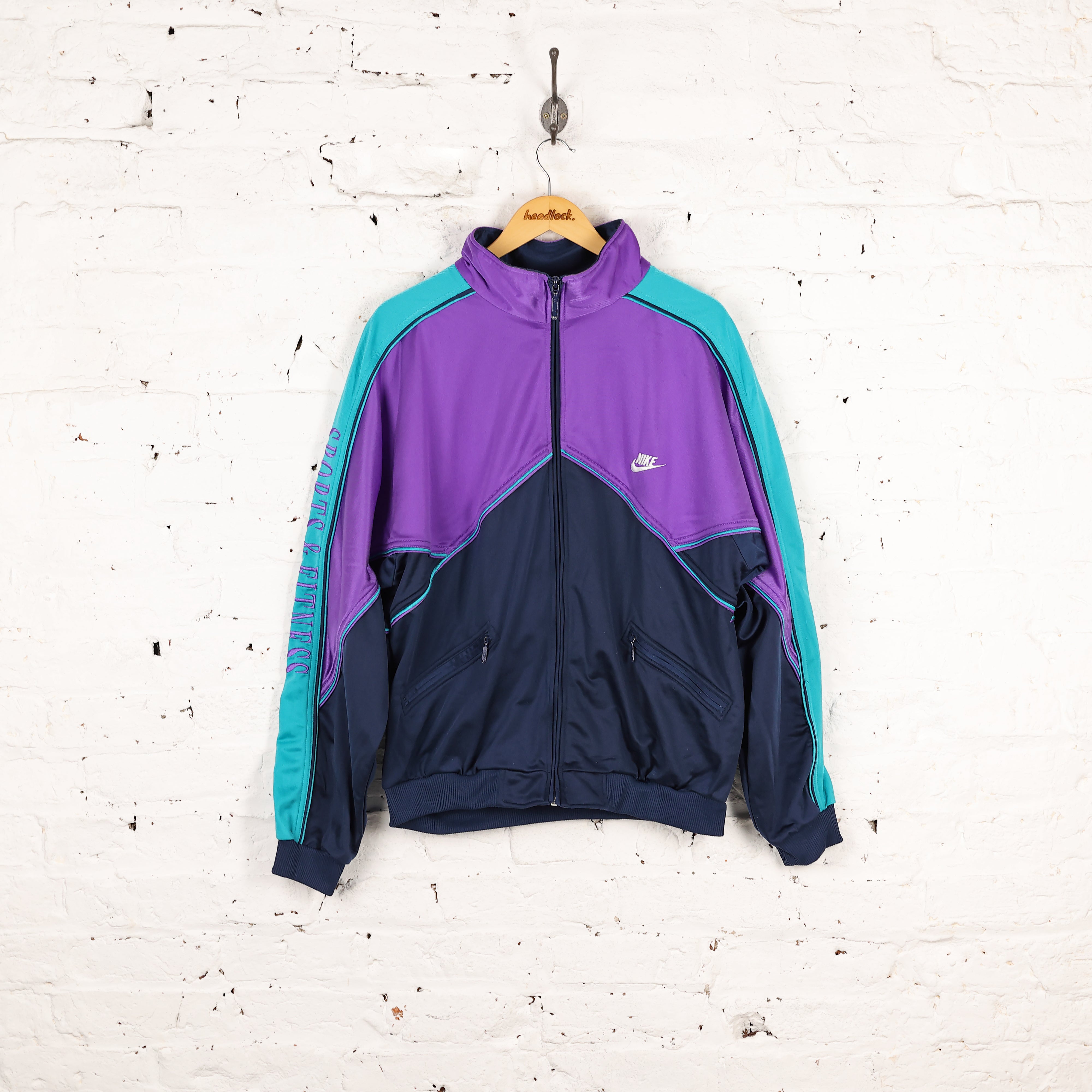 Nike 90s Tracksuit Top Jacket Purple L – Headlock