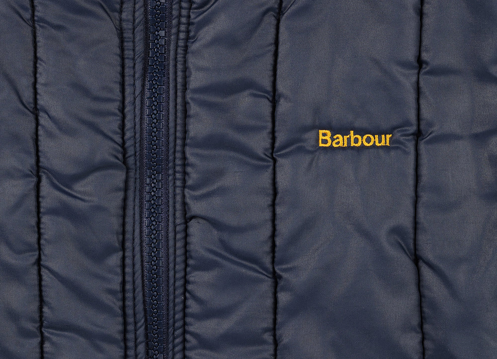 Barbour Sleeveless Quilted Puffer Gilet Jacket - Blue - L