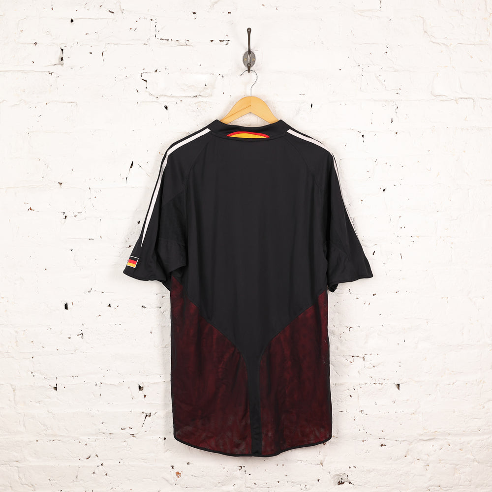 Adidas Germany 2004 Away Football Shirt - Black - XL