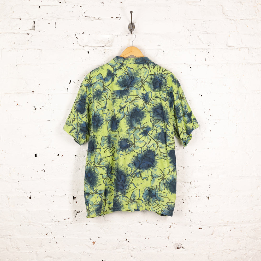 Headlock 90's Pattern Print Shirt - Green - XL