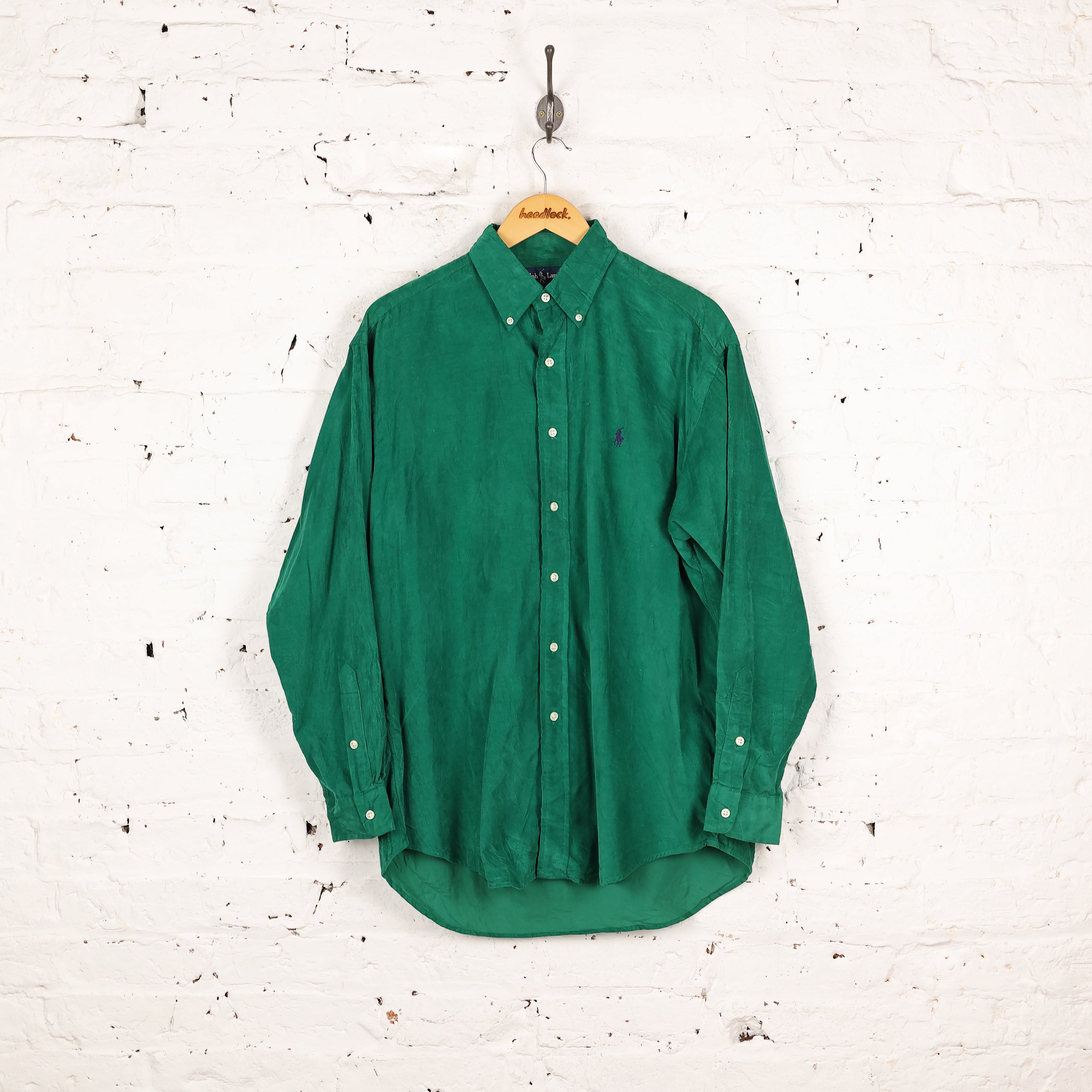 Ralph Lauren Blake Corduroy Shirt Green M – Headlock