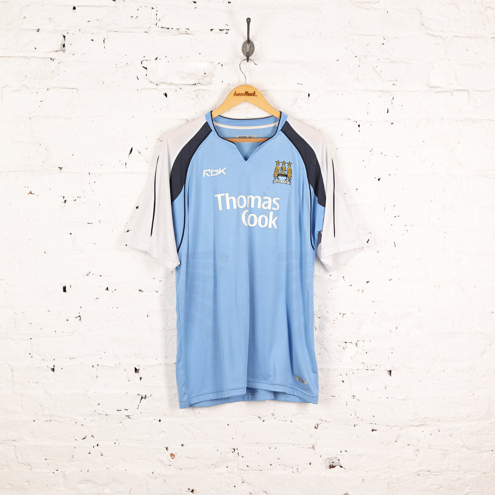 Manchester City FC Football 2006/07 Home Shirt - Blue - XL