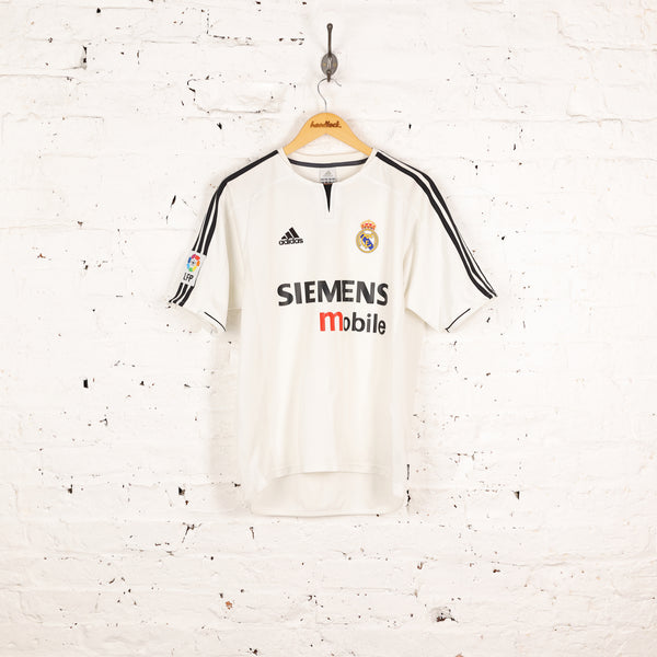 Real Madrid Football 2003/04 Home Shirt - White - M – Headlock