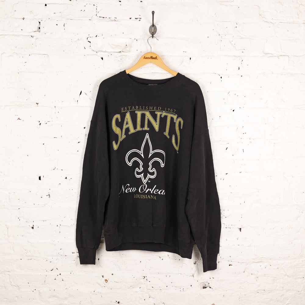 New Orleans Saints NFL Sweatshirt - Black - XL