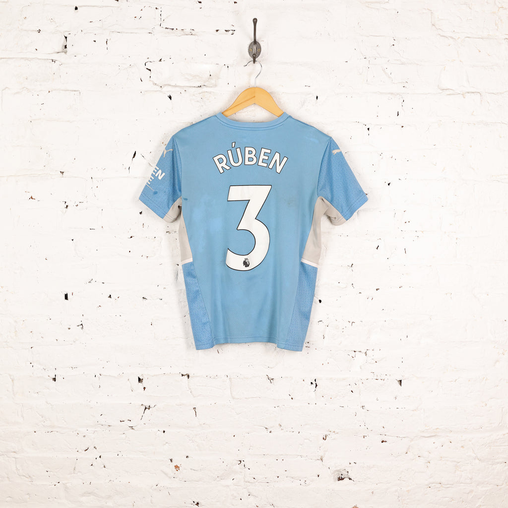 Kids Manchester City 2021/22 Home Football Shirt - Blue - L Boys
