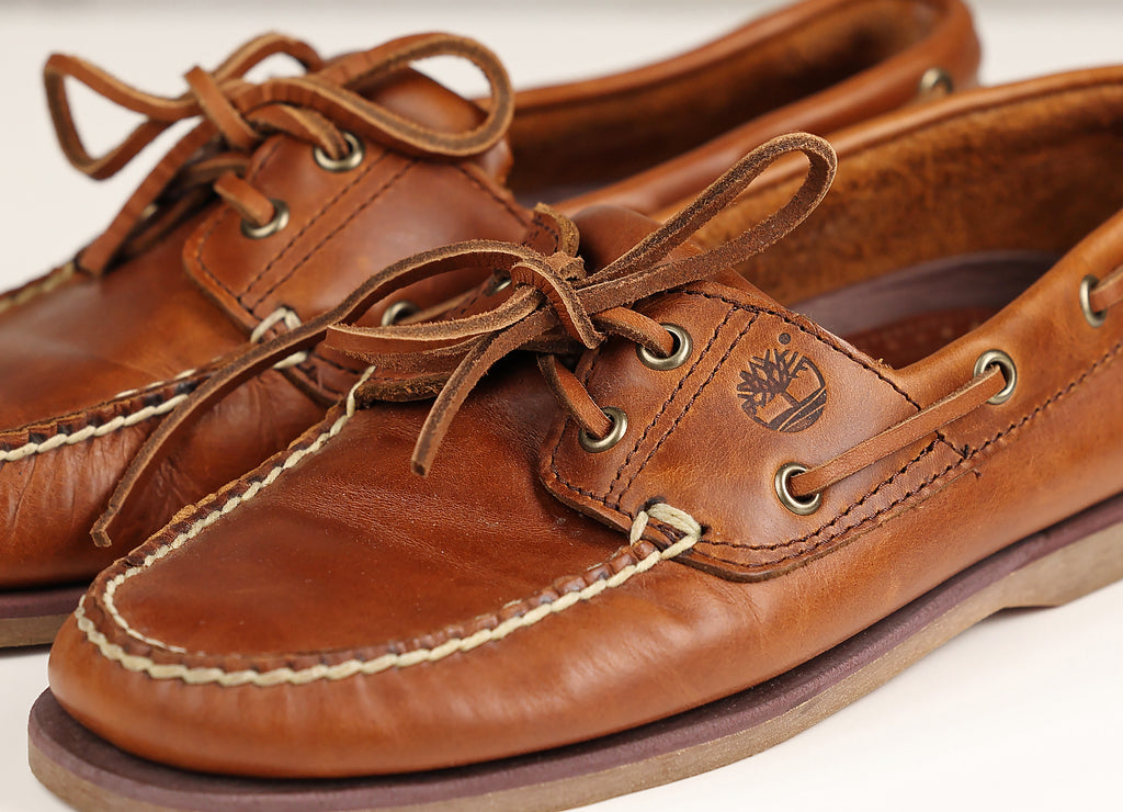 Timberland Deck Boat Shoes - Brown - UK 7.5