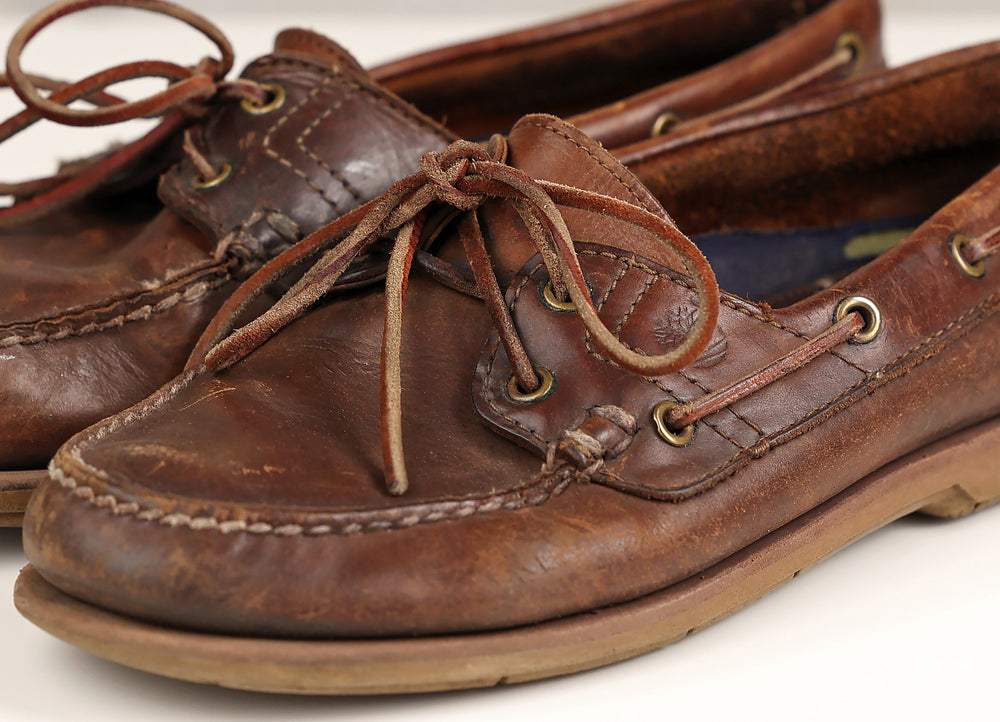 Timberland Deck Boat Shoes - Brown - UK 8.5