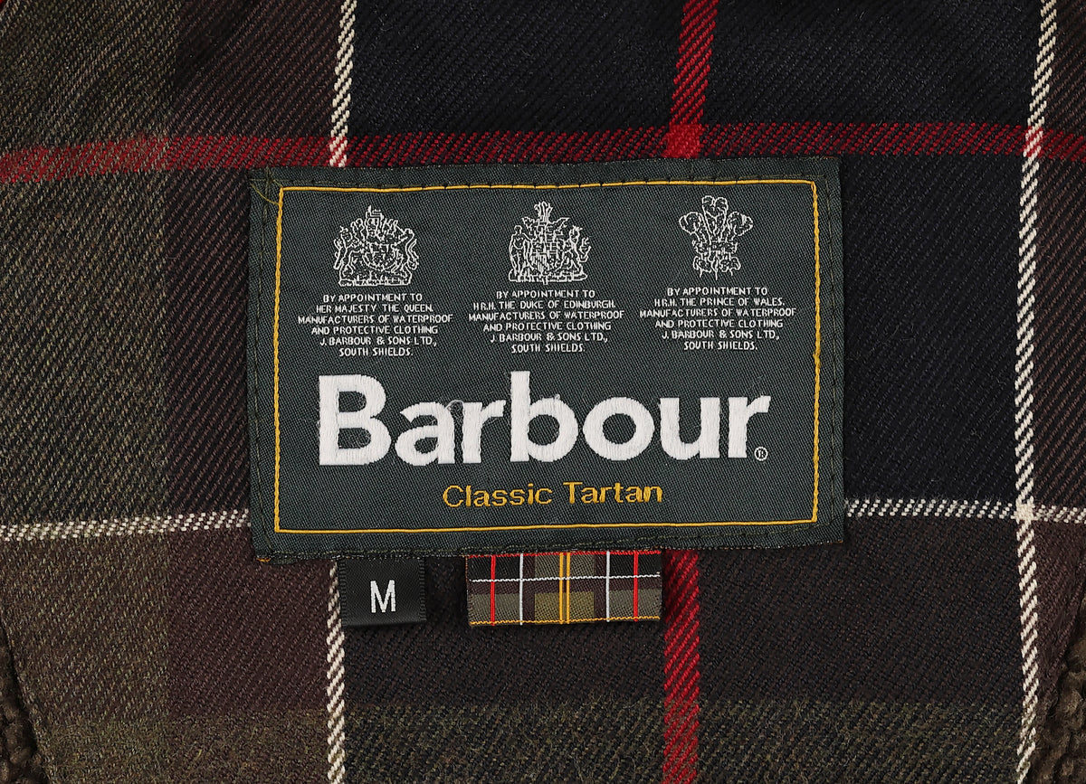 Barbour Brindle Parka Wax Jacket Coat - Green - M – Headlock