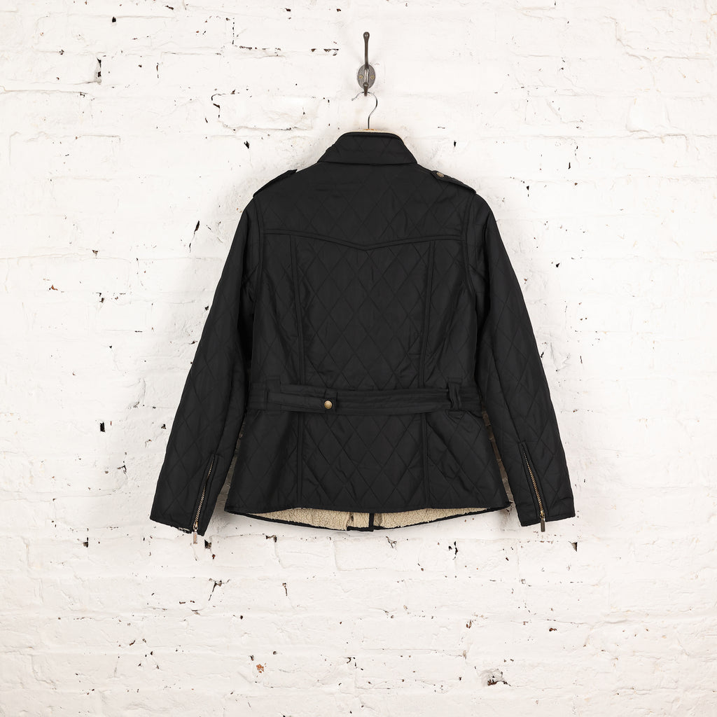 Women's Barbour International Matlock Fleece Lined Quilt Jacket - Black - Women's L