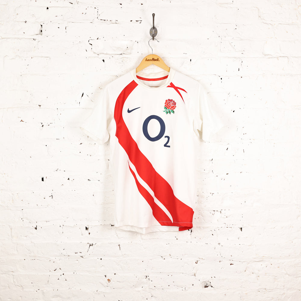 England Rugby 2007 Nike Home Shirt - White - S