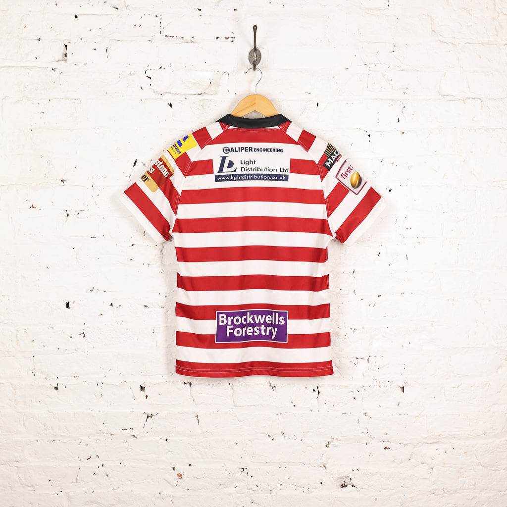 Errea Wigan Warriors Rugby Shirt - Red/White - S